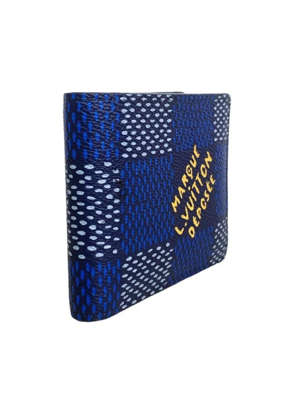 Louis Vuitton Wallet Monogram Heritage Portefeuille Multiple Navy Blue